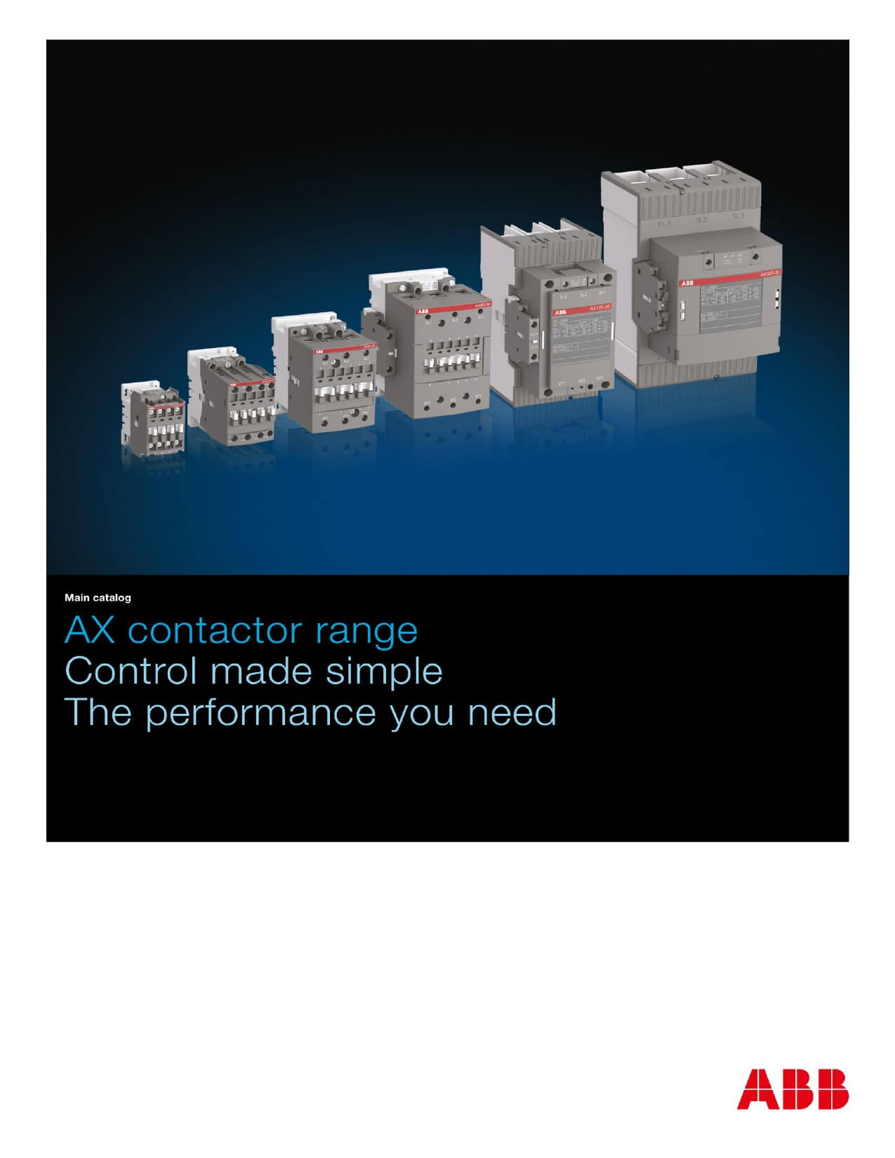 abb ax contactors
